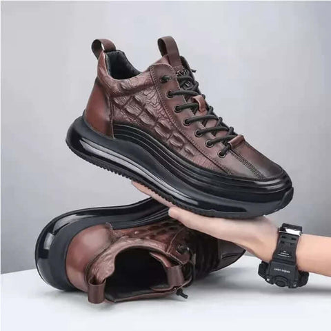 Tênis Casual Caminhata Premium - Couro legítimo